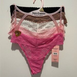 Juicy Couture Thong Set - Size Large